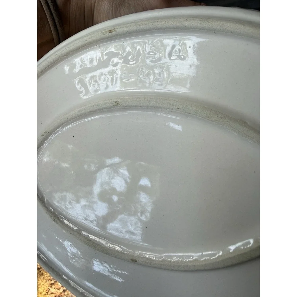 Vintage‎ French Chef Gourmet Cookware Duck on Basket Nest Covered Casserole Dish